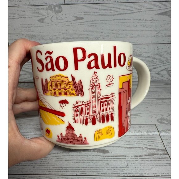 Starbucks Sao Paulo 14oz Coffee Mug 2019 Been There Series Across The Globe Coll - Picture 2 of 7